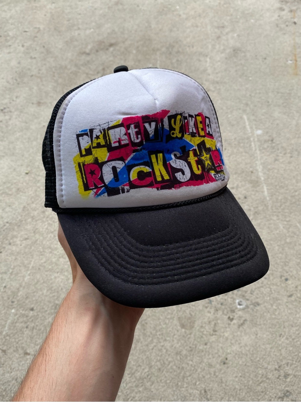 Y2k Party like a Rockstar Snapback Cap